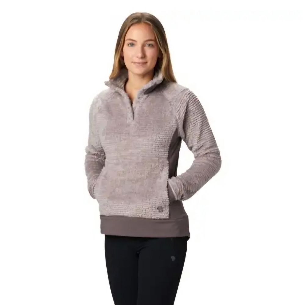 Mountain Hardwear Arapahoe Basin Women's Grey Monkey Fleece Polartec pullover, L